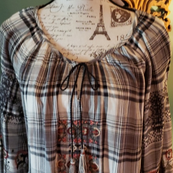 NWT C.J. Banks Peasant Blouse 14W - Picture 2 of 8